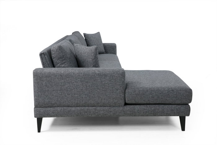 Atelier Del Sofa Left (Chl+3R) Sofá Cama Esquinero Gris Oscuro 303x160 cm